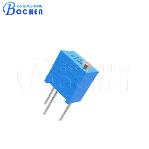 Cheap 3266W-1-502LF 0.25W 5K Ohms Through Hole 1/4&quot; Cermet Trimmer Trimming Potentiometer for sale