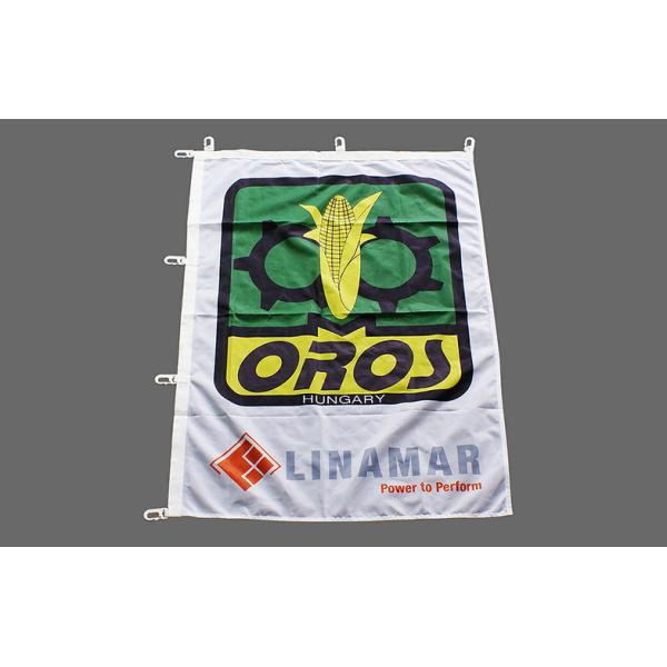 Quality Hook Strong Ribbon Outdoor Advertising Flags UV Proof With Digital Printed wholesale