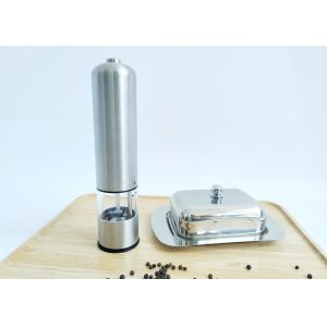 Various Sizes Dual Salt / Pepper Grinder With Handle Ergonomic Design For Easy