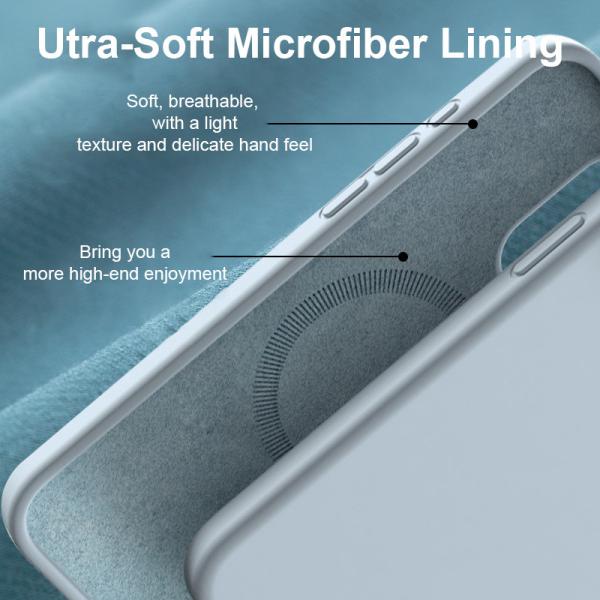 IPhone 14 13 Pro Max Magsafe Silicone Case Shockproof Protection Mobile Cover