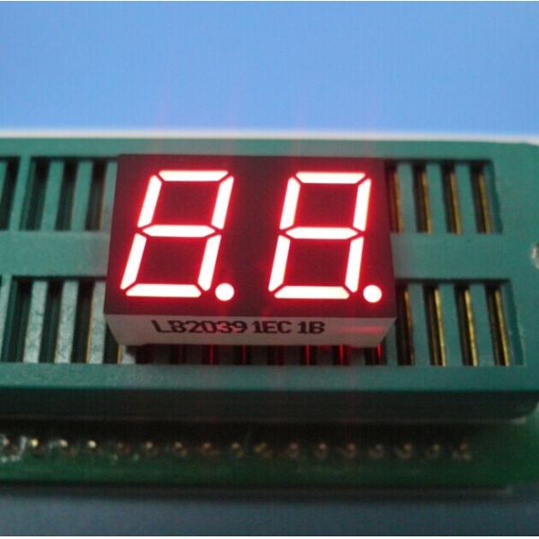 Intrument Panel Common Anode 2 Digit 7 Segment LED Display SGS / Rohs Certificat