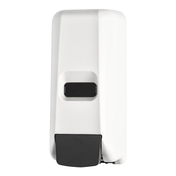 Quality 1000ml Manual Foam soap dispenser with refillable reservoir, ABS plastic, white color, wall mounted wholesale