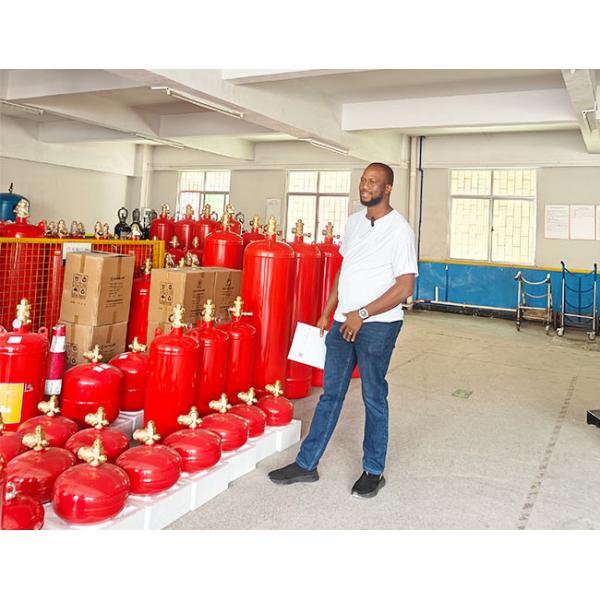 Museum FM200 Cylinder Convention And Exhibition Center Fire Suppression System