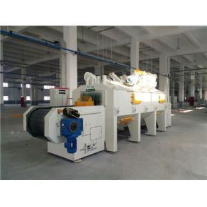 Metal Parts Steel Plate Conveyor Shot Blaster Pass Through Type