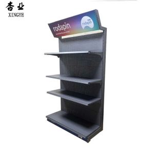 Gondola metallic supermarket shelves factory custom shelves