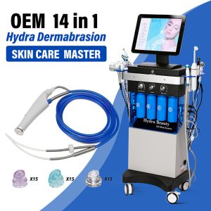 Multifunctional 14 In 1 Hydrafacial Dermabrasion Machine With 10.4 Inch Touch