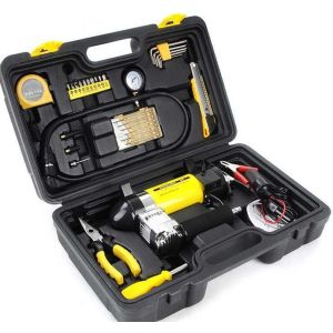 Dc 12v Metal Air Compressor , 100 Psi High Power Compressor With Lamp