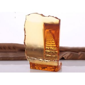 China Amber Colored Glaze Trophy Cup For School Elite Reputation Proforma Invoice on sale