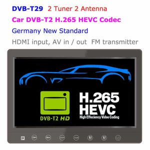 DVB-T29 9 inch portable DVB-T2 LCD TV monitor 2017 HD FTA Freenet H265 HEVC