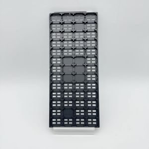 Black Custom JEDEC Trays PPE Material ESD Safe For Customized High-Temperature