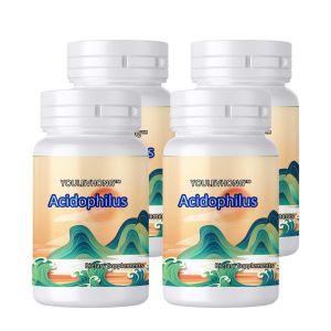 Sugar Free Probiotic Capsules With 100 Million Acidophilus Cultures Daily