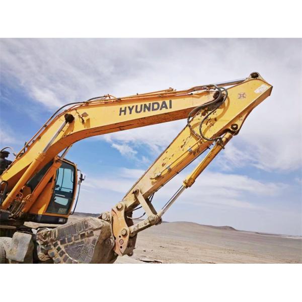 Good Condition 20 Ton Used Hyundai 210 Wheel Excavator in Korea 1.05m3 Bucket Capacity