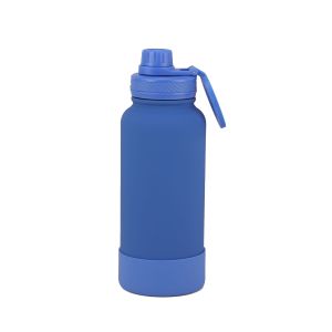 China 32 Oz Double Walled Spill Proof Coffee Thermos Cup 304 Stainless Steel Blue on sale