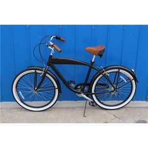 China Tianjin manufacture new design OEM  26 inch beach cruiser bike with Shimano 6/7speeds on sale