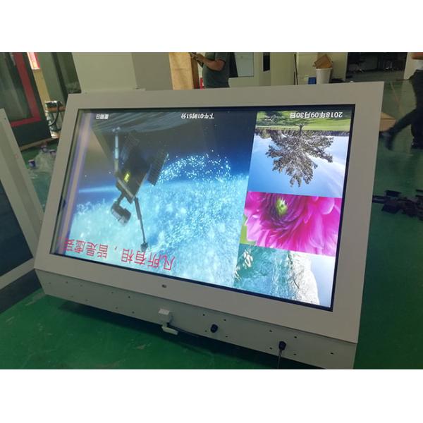 Smart Electronic 65 Inch Shopping Center Advertising Kiosk Standalone Totem Lcd Outdoor Digital Signage Enclosure