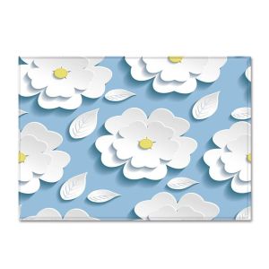 Flower Texture New Cartoon Large Carpet Source Wholesale Feather ins Style