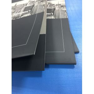 OEM Personalized Pocket Folders A4 Size Embossing Saddle Stitching Custom Color