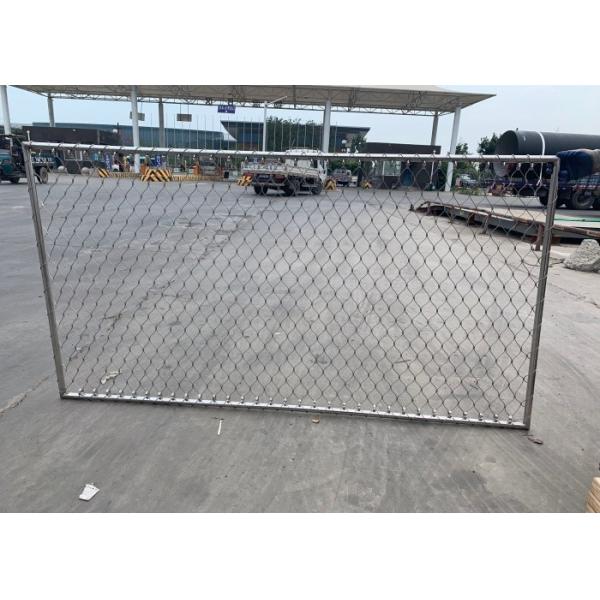 Quality Zoo Flexible Stainless Steel Mesh , Ferrule Bird Cage Netting wholesale