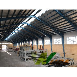 Furniture Board Double Sided Synchronous Laminating Line Hot Press Full