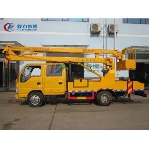 ISUZU 4X2 Hydraulic Foldable Knuckle Boom Truck For High Altitude Operation