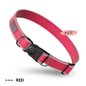 Anti-breakaway dog ​​collar Reflective anti-lost dog collar Adjustable medium