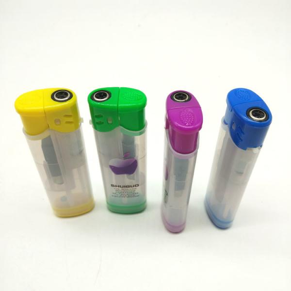 Quality Torch Dy-F005 Model Plastic Windproof Butane Gas Lighter for Cigarette and Candle wholesale