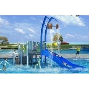 Interactive Castle Aqua Playground Water Theme Park For Entertainment