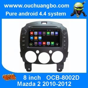 Ouchuangbo DVD Player GPS radio Mazda 2 2010-2012 android 4. 4 3G Wifi iPod