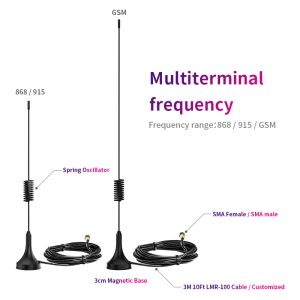 V56/U390 High Gain 7dBi Magnetic Antenna for 850/900/1800/1900/2100 MHz
