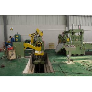 Recoiler Precision Slitting Line PLC Metal Sheet Slitting Machine