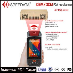 Cheap 4G Rugged Android 5.1 Portable Data Collector PDA with Handheld Barcode Scanner for sale