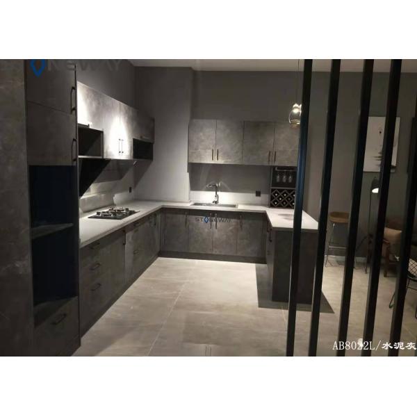 3200*1800MM Solid Surface Quartz Stone Top Black Quartz Kitchen Countertops Anti