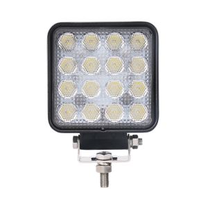 China IP69K 48W Spot Beam LED Lights Black Square Off Road Work Lamp on sale
