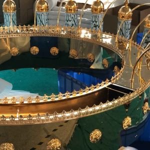 Customization project Masjid islamic chandelier large luxury gold mosque