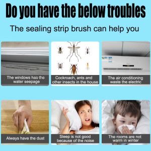 CE Self Adhesive Weather Stripping Draught Excluder Strip 9x15mm