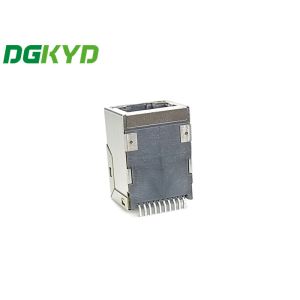 8P10C Female Rj45 Pcb Modular Jack With Led 100 Base-T Ethernet Connector RJ45