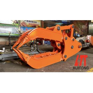 Hitachi EX220 NM400 Hydraulic Rotating Grapple For Construction