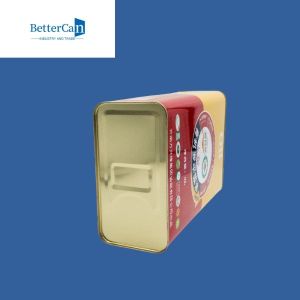 Square Metal Olive Oil Tin Can Customized Rectangular 1 Gallon Palm Oil Can