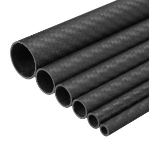 3K Roll Wrapped Carbon Fibre Pipe Strong Corrosion Resistance