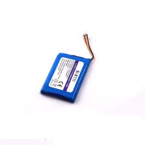 BAKTH Rechargeable Battery Pack 654460P-1S-3J 3.7V 2000mAh Lithium Polymer