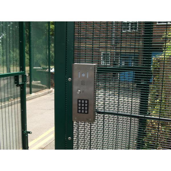 ultra 358 vinyl welded mesh security fencing 4mm 76.2*12.7mm for prisons, airports, laboratories, secure hospitals