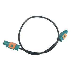 Cheap Z Type Straight FAKRA Extension Cable Male To Male Coaxial Connector for sale