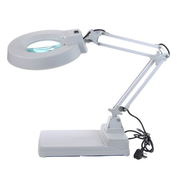 Quality Foldable Arm Led Magnifying Lamp Round Desk Mounted Magnifying Lamp wholesale