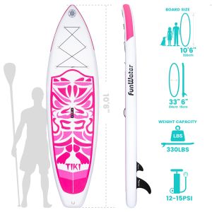 SUP Inflatable Stand Up Paddle Board Ultra Light 17.6lbs Inflatable Sup Board