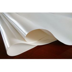Anti UV Self Clean PVC Tarpaulin Fabric For Membrane Materials