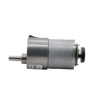 1600rpm geared electric motors JGB37 3530B DC Gear Motor With Encoder