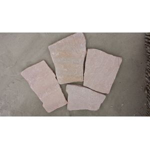 Pink Sandstone Random Flagstone,Crazy Stone, Irregular Flagstones,Landscaping