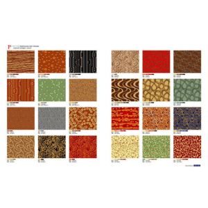 Nylon Printed Modern Home Carpet / Wall To Wall Patterned Carpet