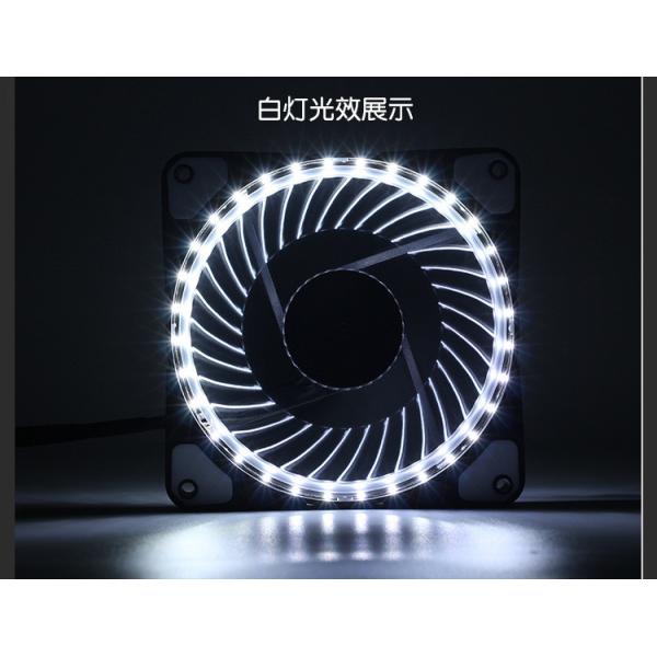 Wind light RGB LED Fan with Rf Remote Control Set 12v 120mm Adjustable LED for