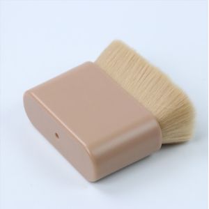 Dense Hair And Durable Plastic Handle Makeup Kabuki Brush Synthetic And Vegan